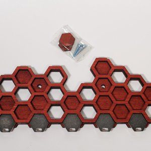 Honeycomb Key Ring Holder